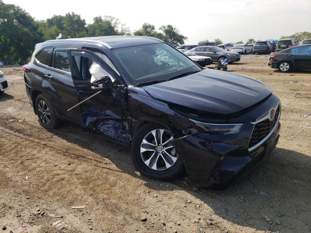 5TDGZRBH4NS584130 - 2022 TOYOTA HIGHLANDER XLE Mavi foto 4