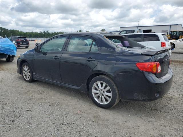 2T1BU4EE3AC323572 - 2010 TOYOTA COROLLA BASE BLACK photo 2
