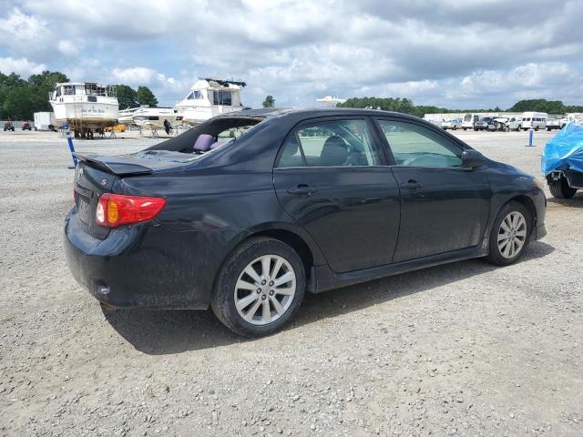2T1BU4EE3AC323572 - 2010 TOYOTA COROLLA BASE BLACK photo 3