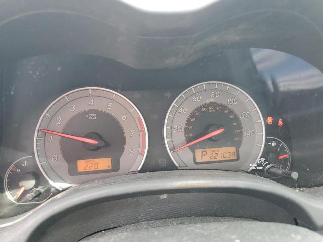 2T1BU4EE3AC323572 - 2010 TOYOTA COROLLA BASE BLACK photo 9