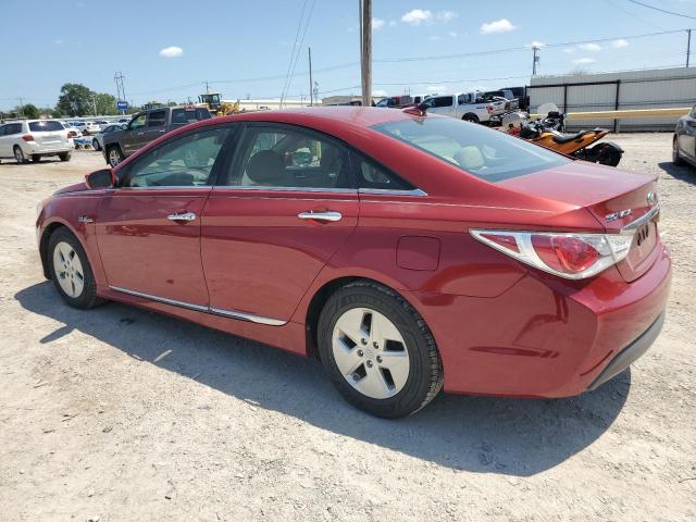 KMHEC4A43BA012755 - 2011 HYUNDAI SONATA HYBRID RED photo 2