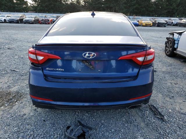 5NPE24AF3GH360323 - 2016 HYUNDAI SONATA SE BLUE photo 6