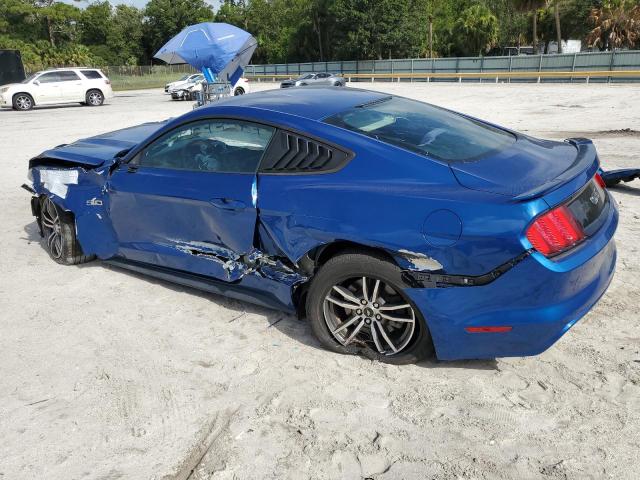 1FA6P8CF8H5322457 - 2017 FORD MUSTANG GT BLUE photo 2