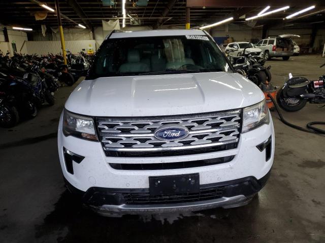 1FM5K8D83JGC55924 - 2018 FORD EXPLORER XLT WHITE photo 5