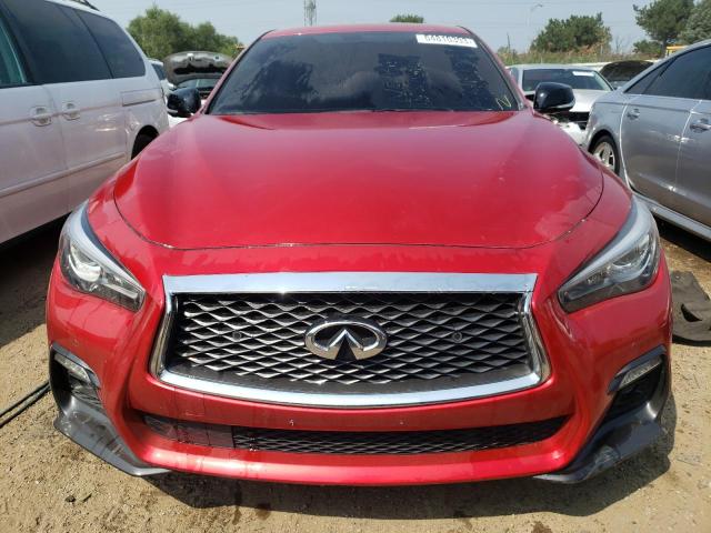 JN1FV7AR4JM481160 - 2018 INFINITI Q50 RED SPORT 400 RED photo 5