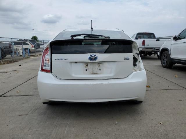 JTDKN3DU6F0479445 - 2015 TOYOTA PRIUS WHITE photo 6