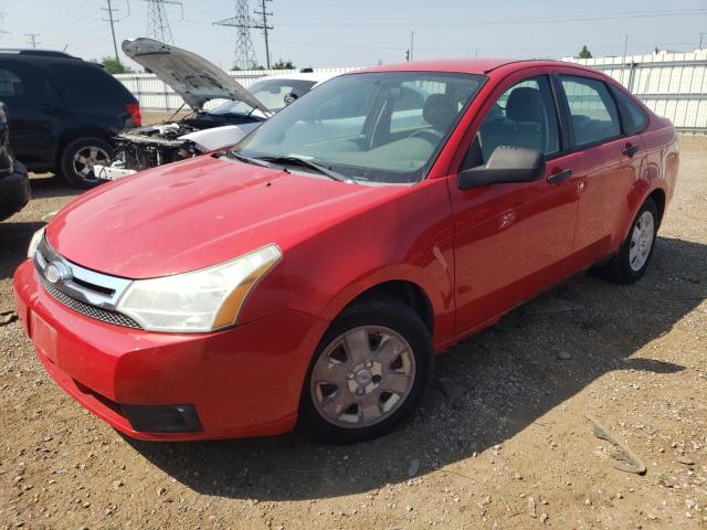 1FAHP34N98W165985 - 2008 FORD FOCUS S/SE RED photo 1