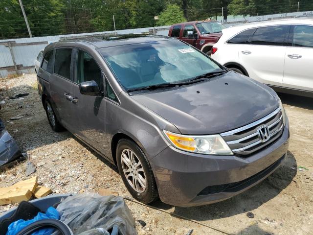 5FNRL5H66CB006668 - 2012 HONDA ODYSSEY EXL GRAY photo 4