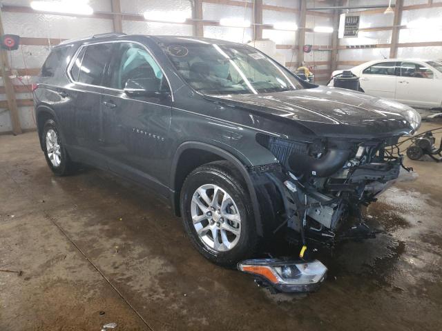 1GNEVGKW0JJ118439 - 2018 CHEVROLET TRAVERSE LT GRAY photo 1