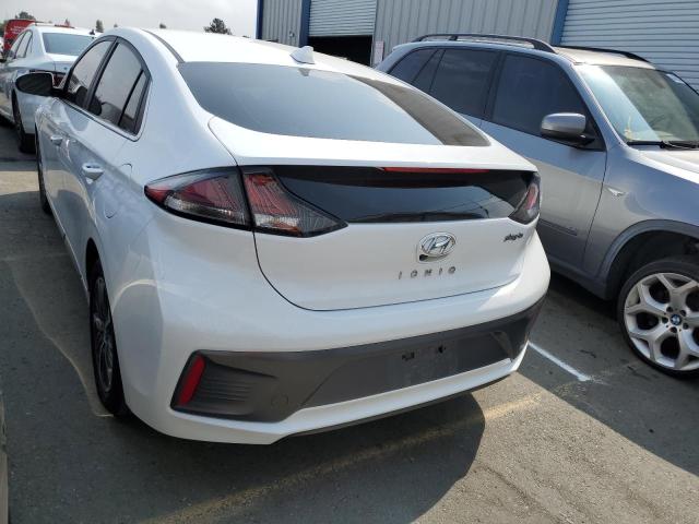 KMHC75LD5MU250946 - 2021 HYUNDAI IONIQ SEL WHITE photo 2