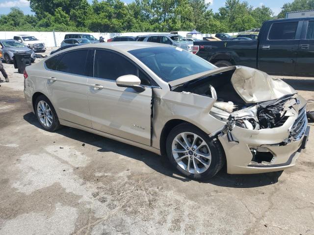 3FA6P0LU2KR222665 - 2019 FORD FUSION SE Qəhvəyi foto 4