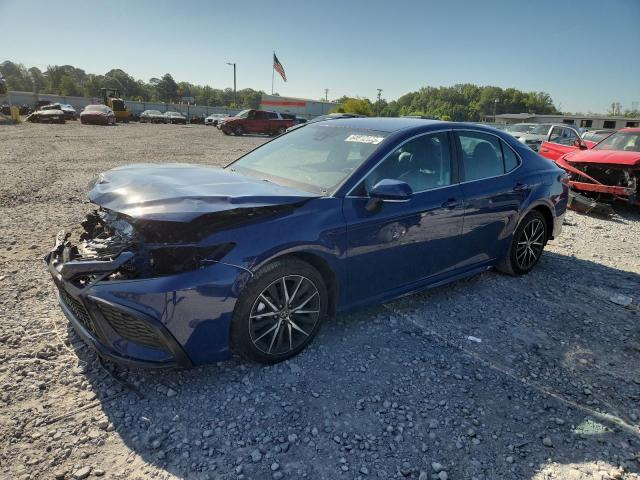 4T1G11AK5RU232970 - 2024 TOYOTA CAMRY SE NIGHT SHADE BLUE photo 1