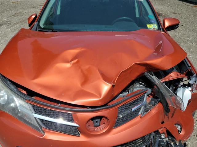 2T3RFREV8FW282052 - 2015 TOYOTA RAV4 XLE ORANGE photo 12