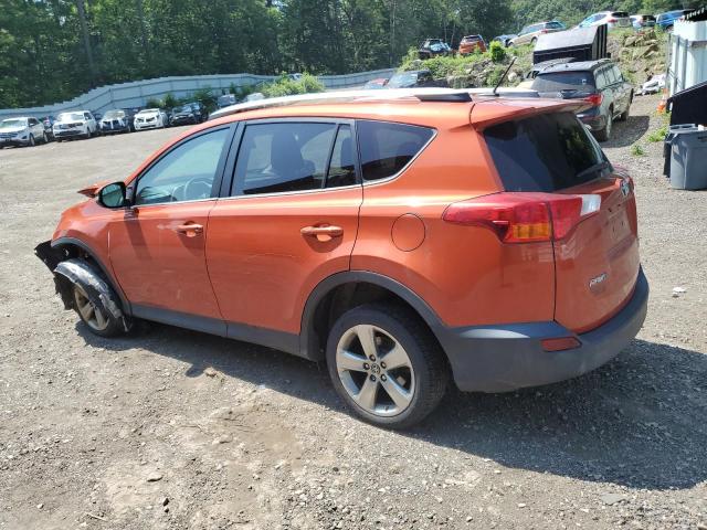 2T3RFREV8FW282052 - 2015 TOYOTA RAV4 XLE ORANGE photo 2