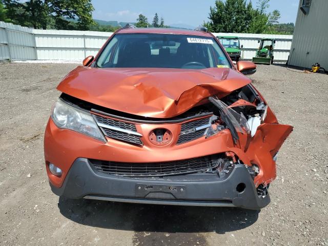 2T3RFREV8FW282052 - 2015 TOYOTA RAV4 XLE ORANGE photo 5