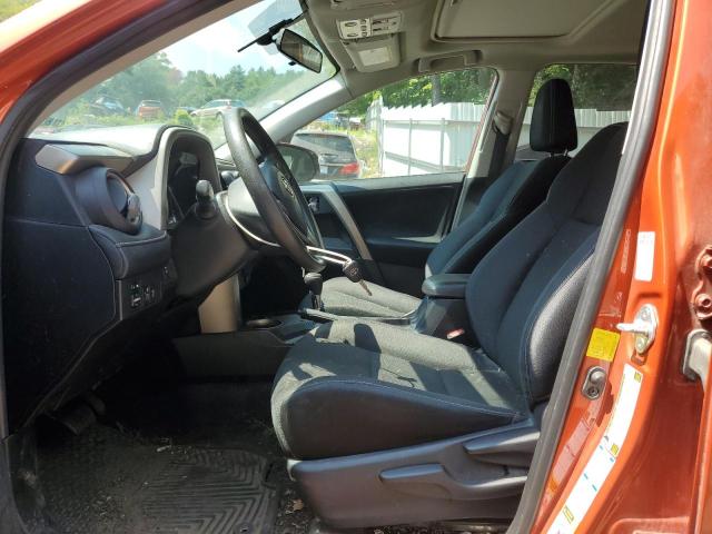 2T3RFREV8FW282052 - 2015 TOYOTA RAV4 XLE ORANGE photo 7