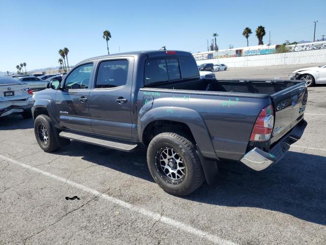 5TFJU4GNXFX069294 - 2015 TOYOTA TACOMA DOUBLE CAB PRERUNNER GRAY photo 2