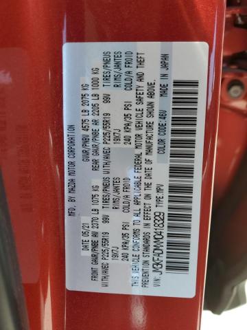 JM3KFADMXM0418329 - 2021 MAZDA CX-5 GRAND TOURING RED photo 13
