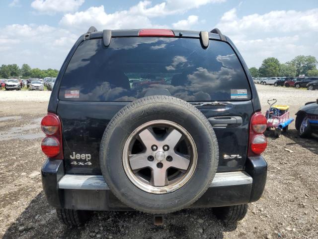 1J4GL38KX5W669842 - 2005 JEEP LIBERTY RENEGADE BLACK photo 6