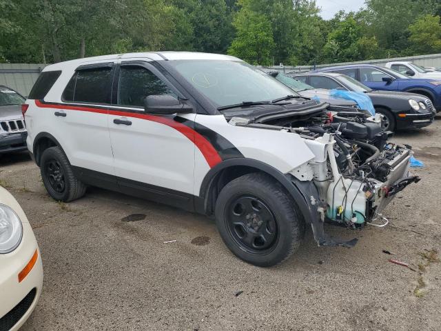 1FM5K8AR4HGD57854 - 2017 FORD EXPLORER POLICE INTERCEPTOR 白色 照片 4