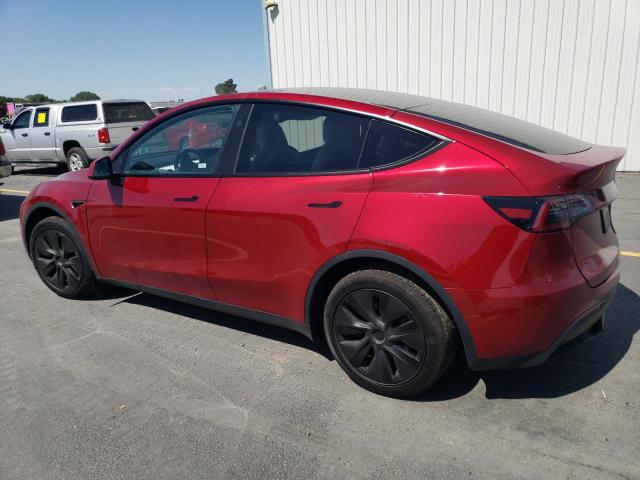 7SAYGDEE1SF250803 - 2025 TESLA MODEL Y RED photo 2