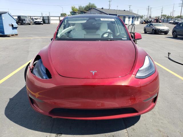 7SAYGDEE1SF250803 - 2025 TESLA MODEL Y RED photo 5