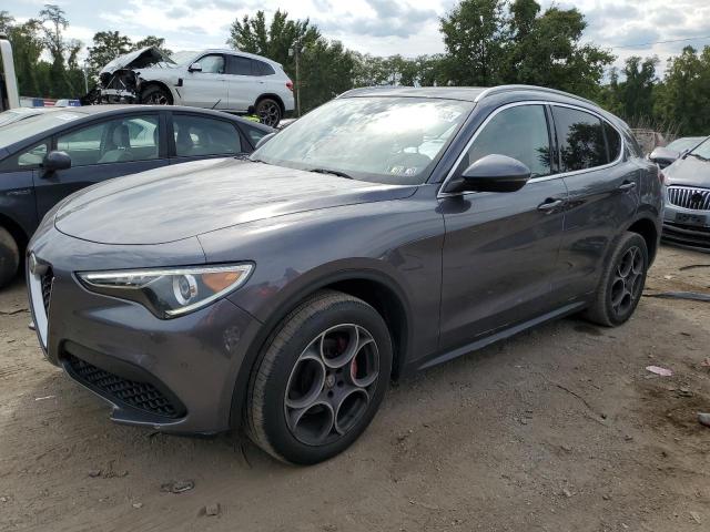 ZASFAKBN0J7B83508 - 2018 ALFA ROMEO STELVIO TI GRAY photo 1
