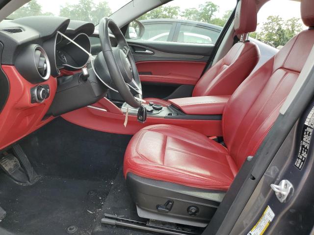 ZASFAKBN0J7B83508 - 2018 ALFA ROMEO STELVIO TI GRAY photo 7