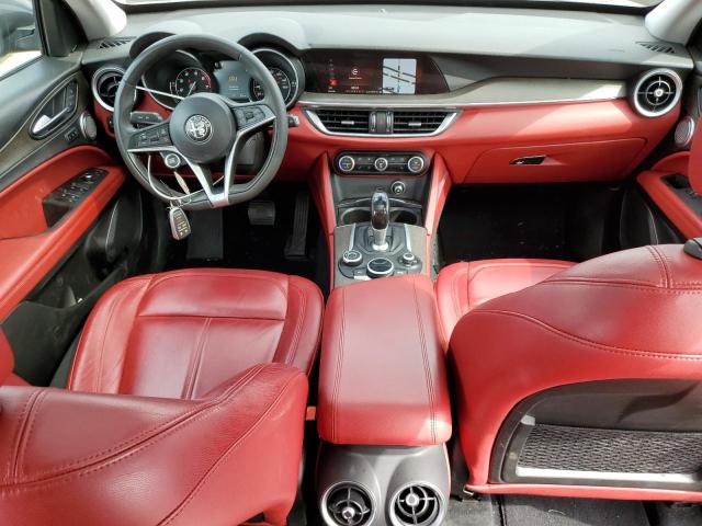 ZASFAKBN0J7B83508 - 2018 ALFA ROMEO STELVIO TI GRAY photo 8