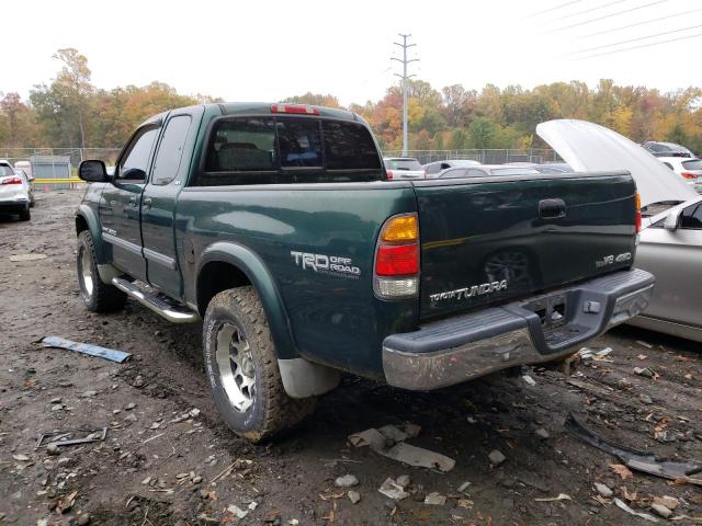 5TBBT44173S382936 - 2003 TOYOTA TUNDRA ACCESS CAB SR5 GREEN photo 3