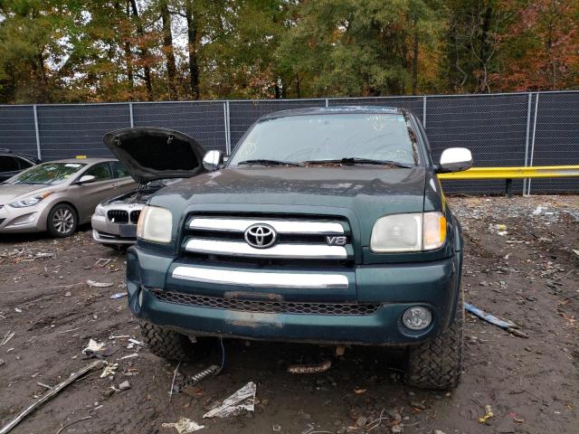 5TBBT44173S382936 - 2003 TOYOTA TUNDRA ACCESS CAB SR5 GREEN photo 9