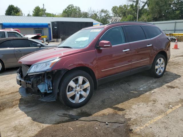 1GNKRJKD4HJ335943 - 2017 CHEVROLET TRAVERSE PREMIER BURGUNDY photo 1