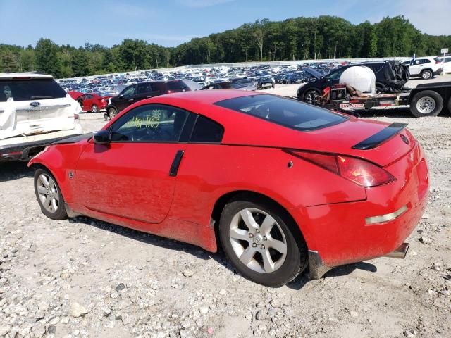 JN1AZ34E23T000556 - 2003 NISSAN 350Z COUPE RED photo 2