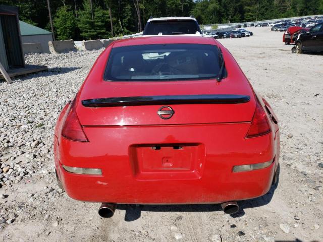 JN1AZ34E23T000556 - 2003 NISSAN 350Z COUPE RED photo 6