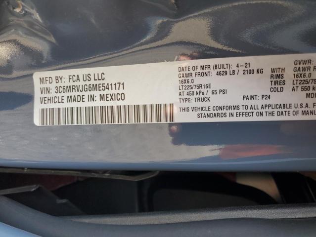 3C6MRVJG6ME541171 - 2021 RAM PROMASTER 3500 HIGH 灰色 照片 13