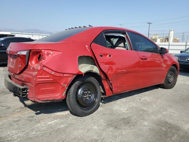 2T1BURHE2GC568090 - 2016 TOYOTA COROLLA L 红色 照片 3
