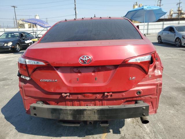 2T1BURHE2GC568090 - 2016 TOYOTA COROLLA L 红色 照片 6