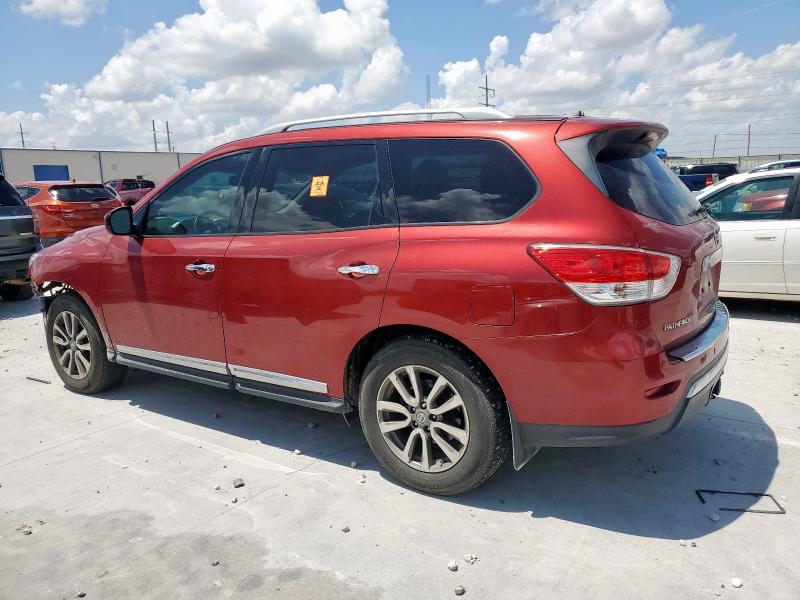 5N1AR2MN0EC706012 - 2014 NISSAN PATHFINDER S BURGUNDY photo 2