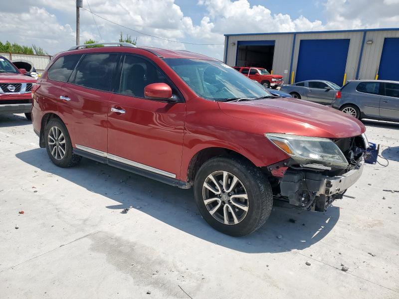 5N1AR2MN0EC706012 - 2014 NISSAN PATHFINDER S BURGUNDY photo 4