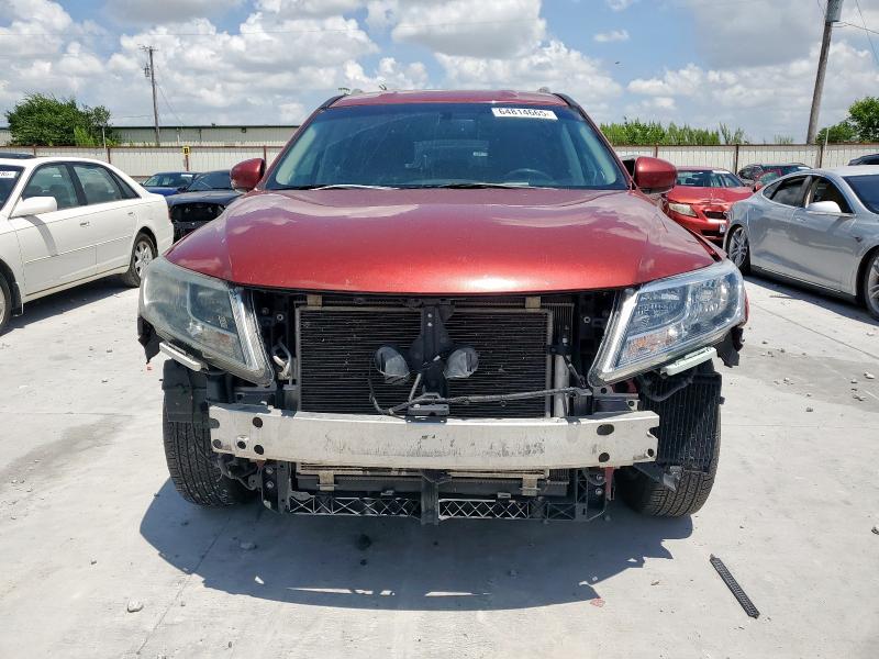 5N1AR2MN0EC706012 - 2014 NISSAN PATHFINDER S BURGUNDY photo 5