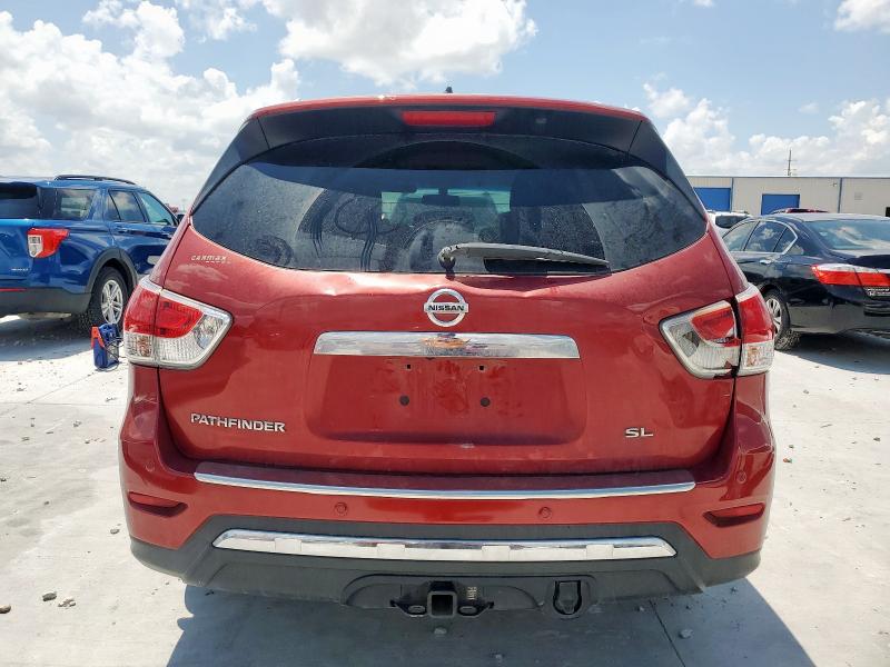 5N1AR2MN0EC706012 - 2014 NISSAN PATHFINDER S BURGUNDY photo 6