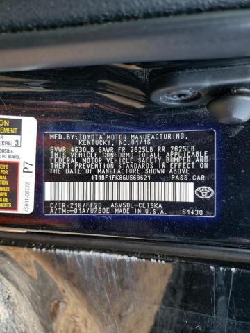 4T1BF1FK8GU569621 - 2016 TOYOTA CAMRY LE BLACK photo 13