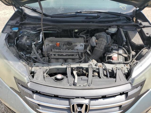 5J6RM4H71CL005659 - 2012 HONDA CR-V EXL TURQUOISE photo 11