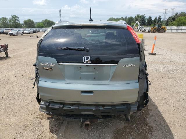 5J6RM4H71CL005659 - 2012 HONDA CR-V EXL TURQUOISE photo 6