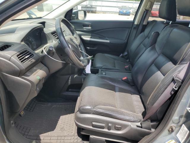 5J6RM4H71CL005659 - 2012 HONDA CR-V EXL TURQUOISE photo 7