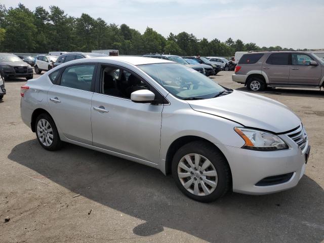 3N1AB7AP1EY305364 - 2014 NISSAN SENTRA S SILVER photo 4