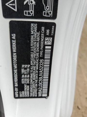 WBA2J3C59JVA52326 - 2018 BMW 230XI WHITE photo 12