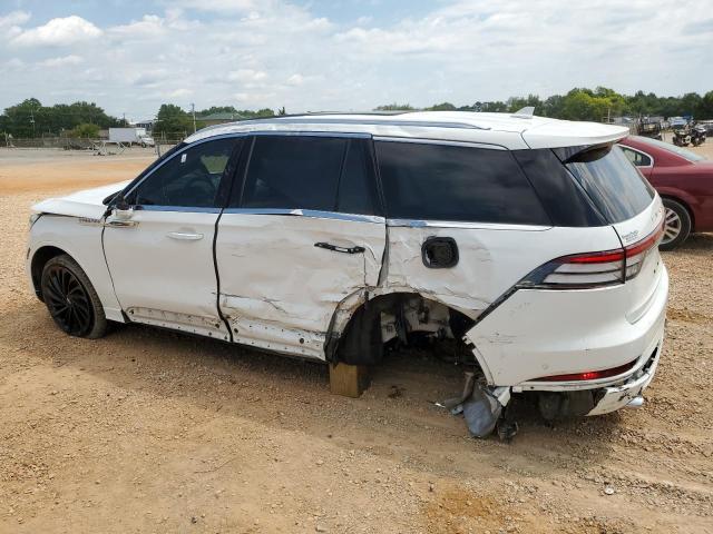 5LM5J7XCXMGL01795 - 2021 LINCOLN AVIATOR RESERVE WHITE photo 2