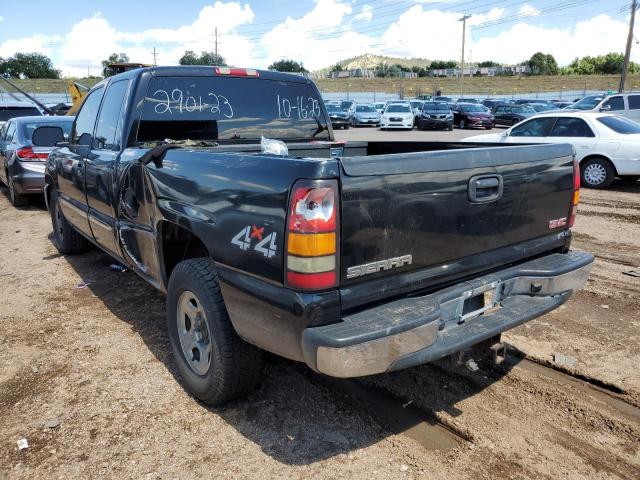 1GTEK19T04Z214796 - 2004 GMC NEW SIERRA K1500 BLACK photo 2