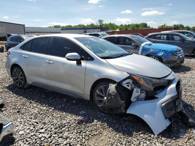 JTDS4MCEXMJ054661 - 2021 TOYOTA COROLLA SE 银色 照片 4